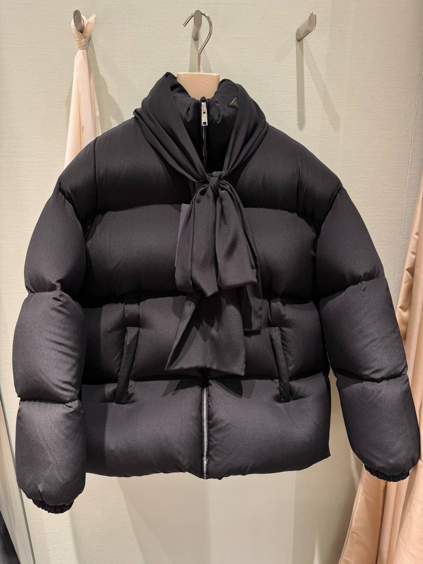 PRADA Down jacket side view - Women's luxury Clothes