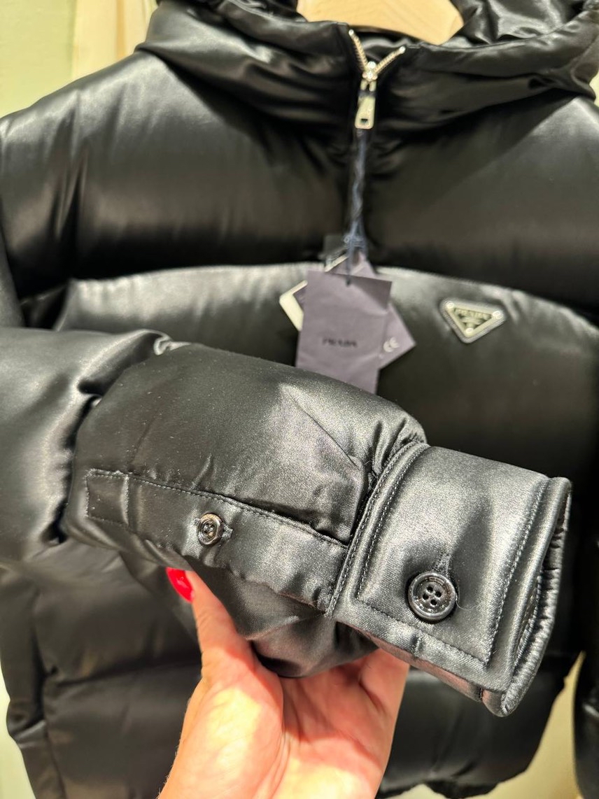 PRADA Down jacket side view - Women's luxury Clothes