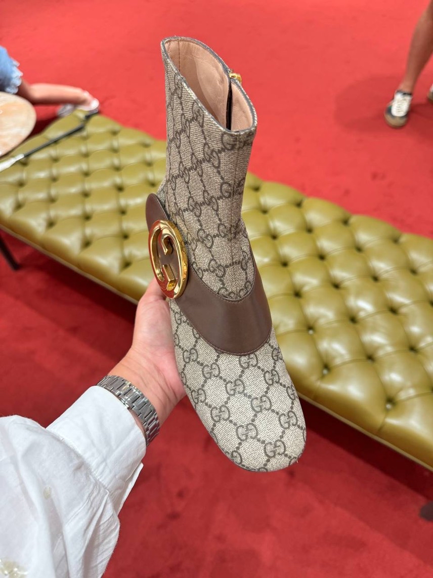 GUCCI Boots side view - Women's luxury Shoes