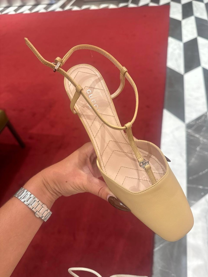 GUCCI Sandals side view - Women's luxury Shoes