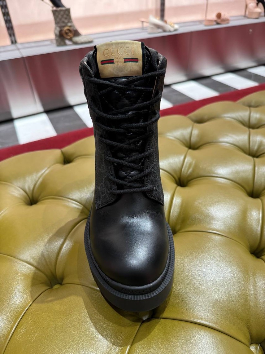 GUCCI Boots side view - Women's luxury Shoes