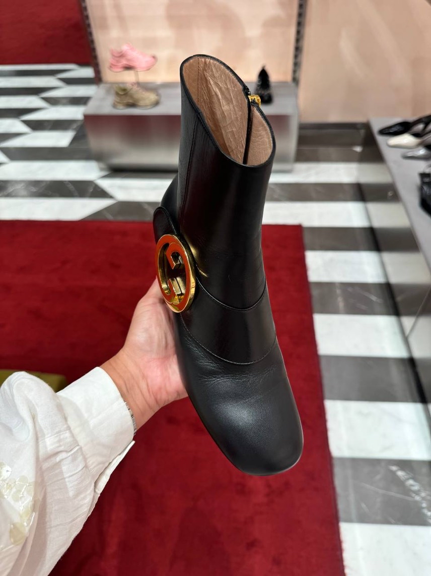 GUCCI Boots side view - Women's luxury Shoes