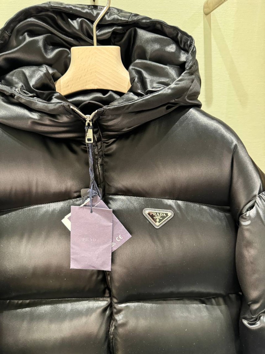 PRADA Down jacket side view - Women's luxury Clothes
