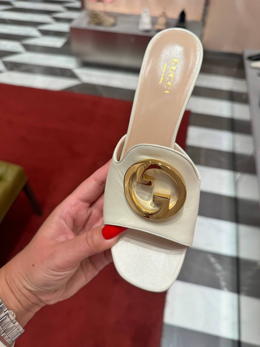 GUCCI Sandals side view - Women's luxury Shoes