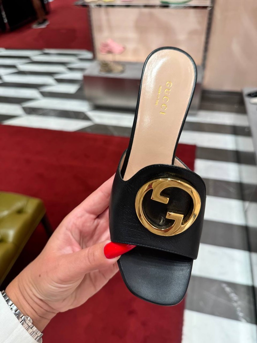 GUCCI Sandals side view - Women's luxury Shoes