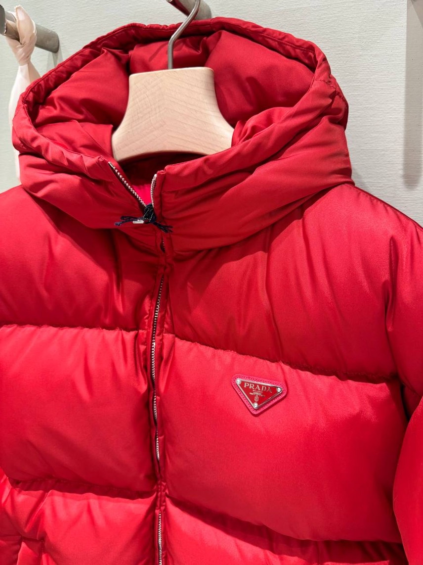 PRADA Down jacket side view - Women's luxury Clothes