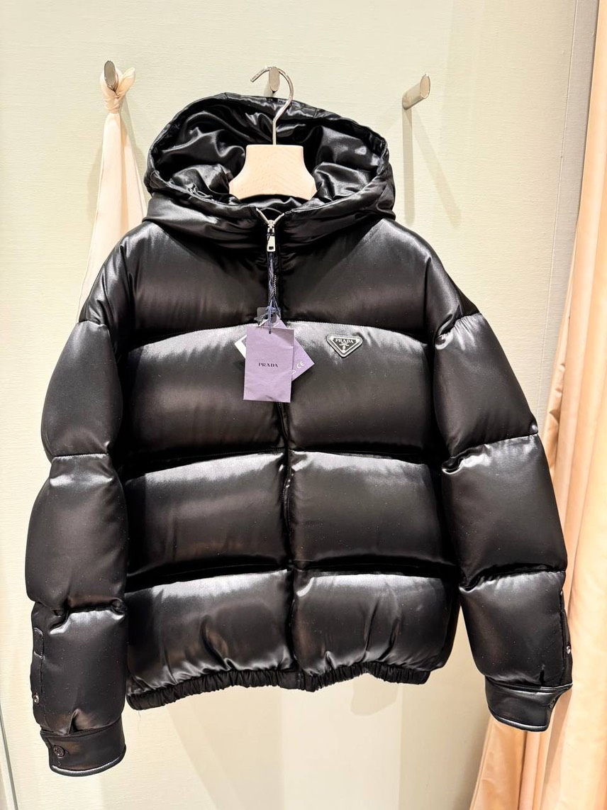 PRADA Down jacket front view - Women's luxury Clothes