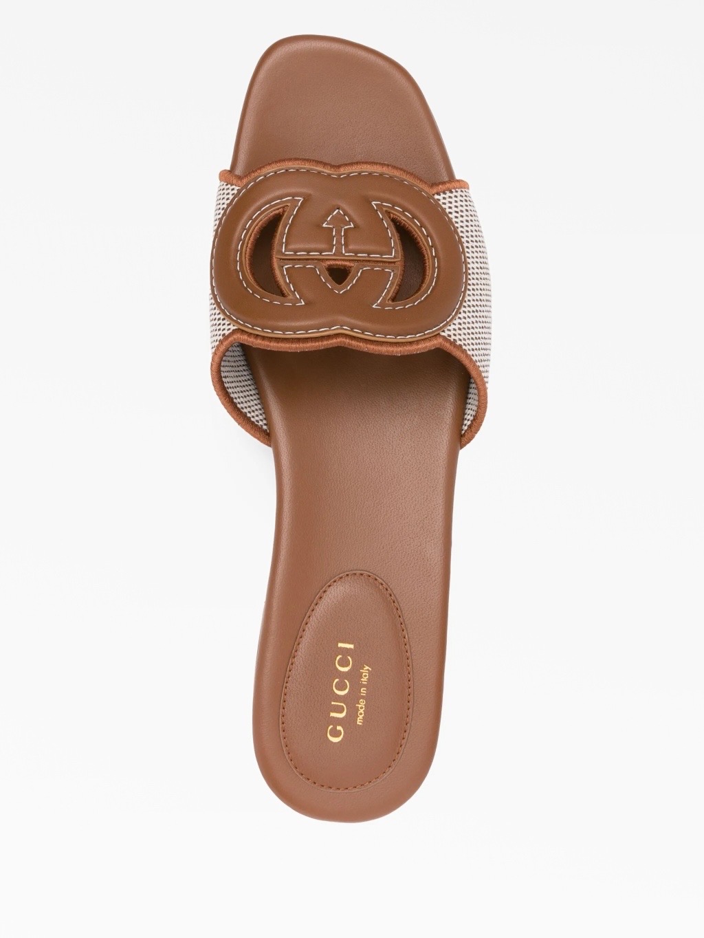 GUCCI Slides side view - Men luxury Shoes