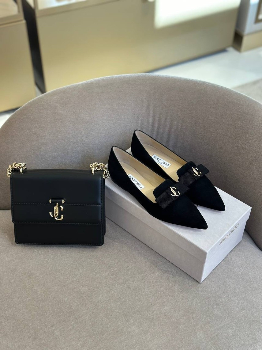 JIMMY CHOO Ballerinas side view - Women's luxury Shoes