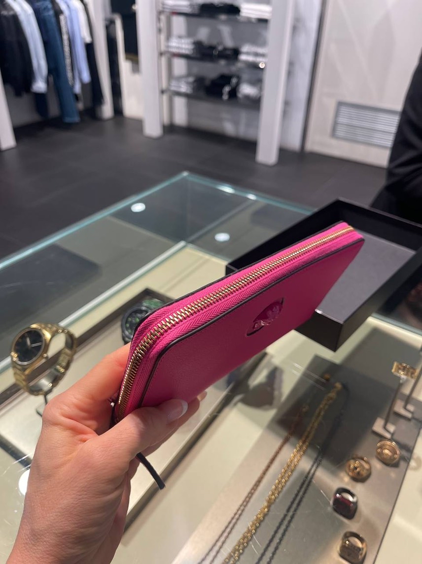 VERSACE Wallets and small leather goods side view - Women's luxury Accessories