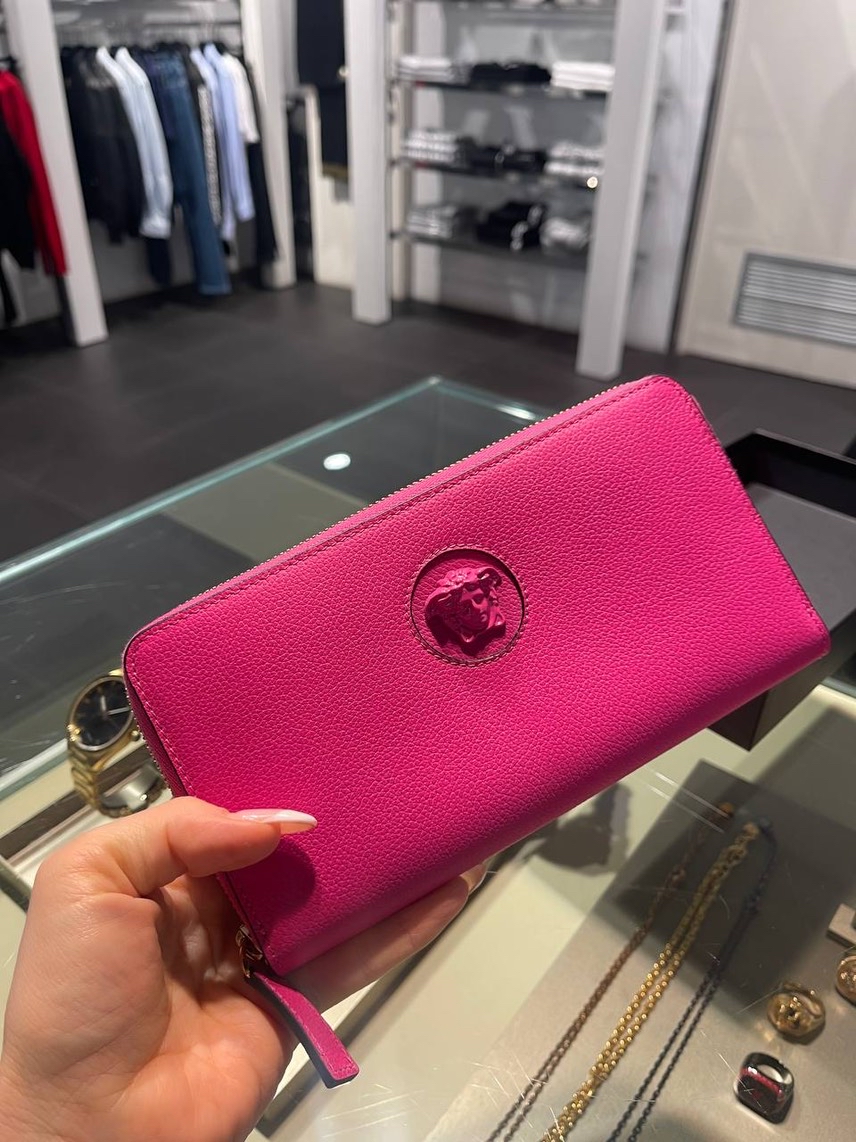 VERSACE Wallets and small leather goods front view - Women's luxury Accessories
