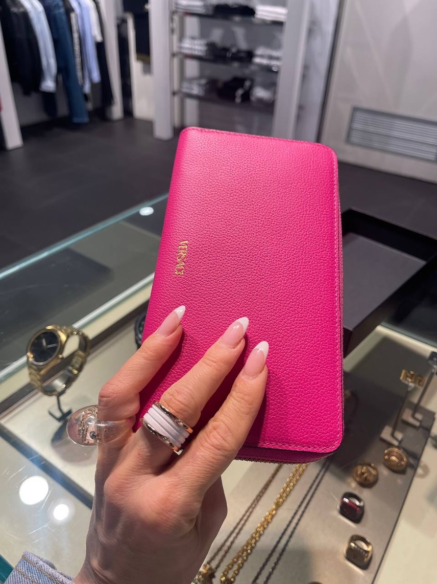 VERSACE Wallets and small leather goods side view - Women's luxury Accessories