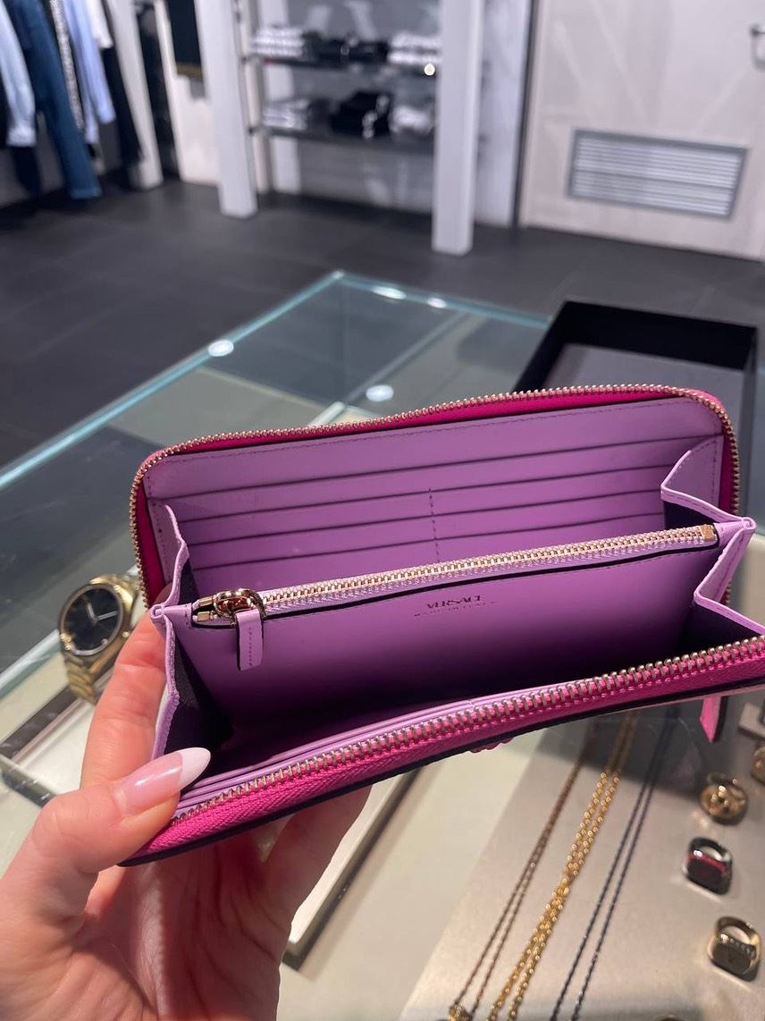 VERSACE Wallets and small leather goods side view - Women's luxury Accessories