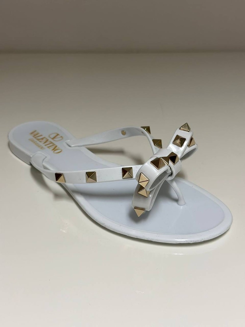 VALENTINO GARAVANI Slides front view - Women's luxury Shoes