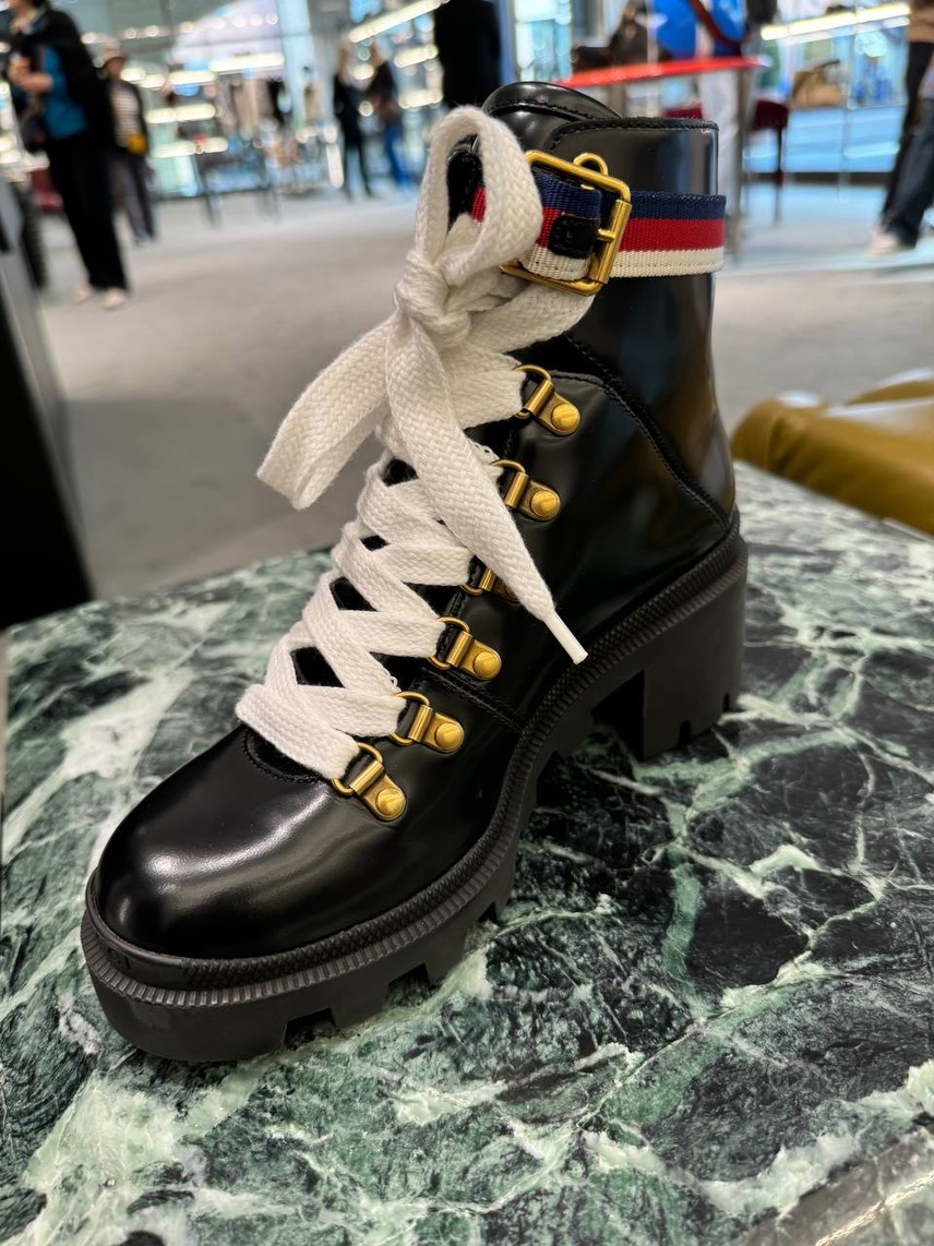 GUCCI Boots side view - Women's luxury Shoes