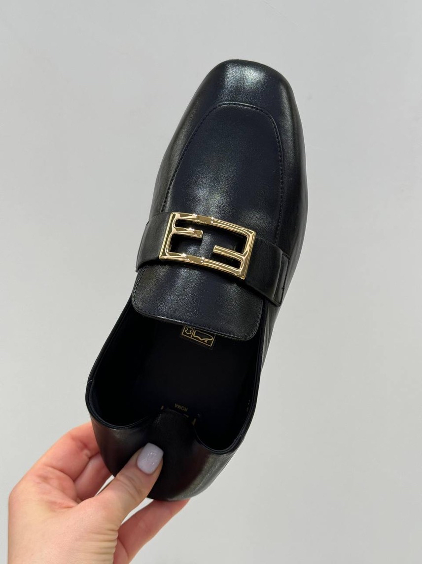 FENDI Mules side view - Women's luxury Shoes