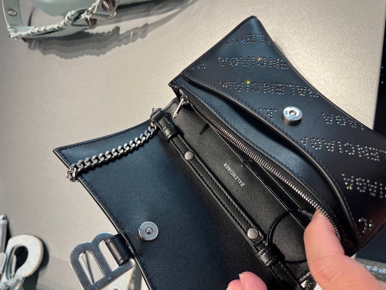 BALENCIAGA Clutch bags side view - Women's luxury Bags