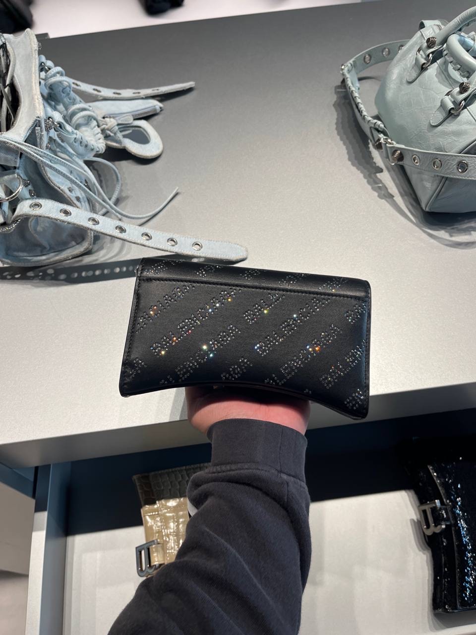 BALENCIAGA Clutch bags side view - Women's luxury Bags
