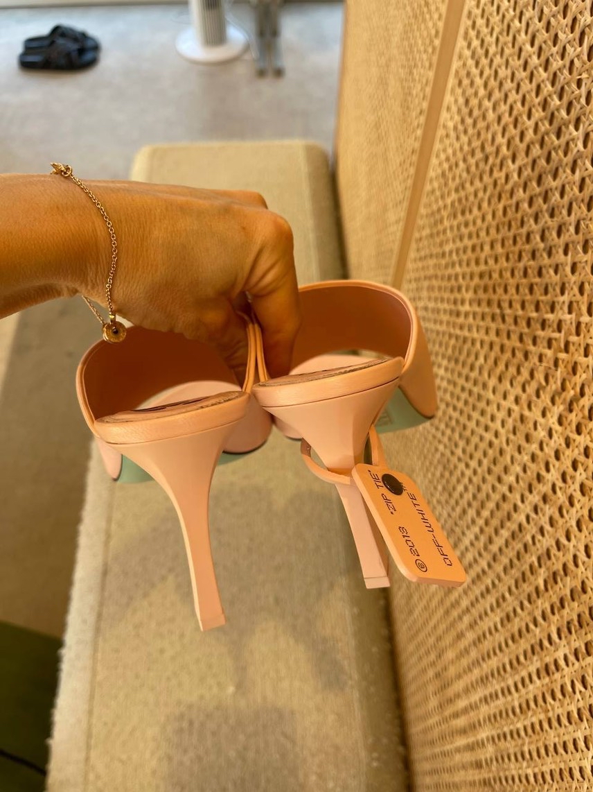 OFF-WHITE Sandals side view - Women's luxury Shoes