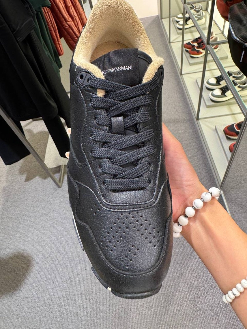 EMPORIO ARMANI Sneakers side view - Men's luxury Shoes