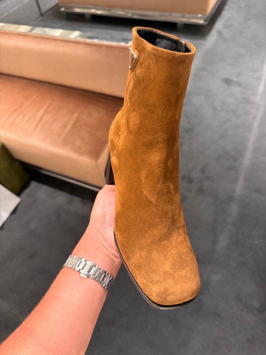 PRADA Boots side view - Women's luxury Shoes