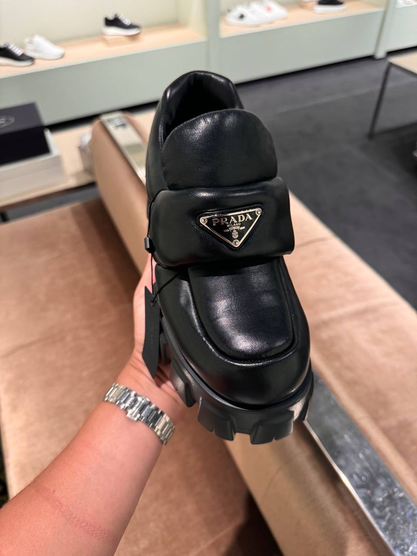 PRADA Loafers side view - Women's luxury Shoes