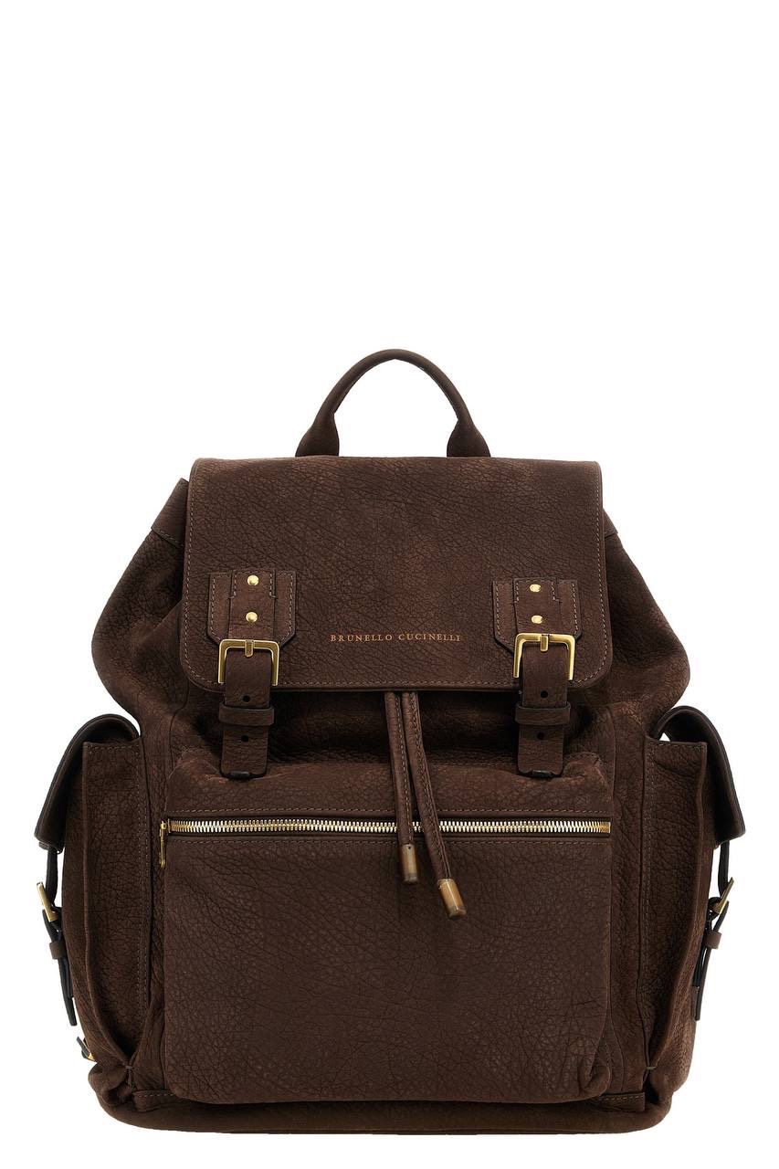 BRUNELLO CUCINELLI Backpack front view - Men's luxury Bags