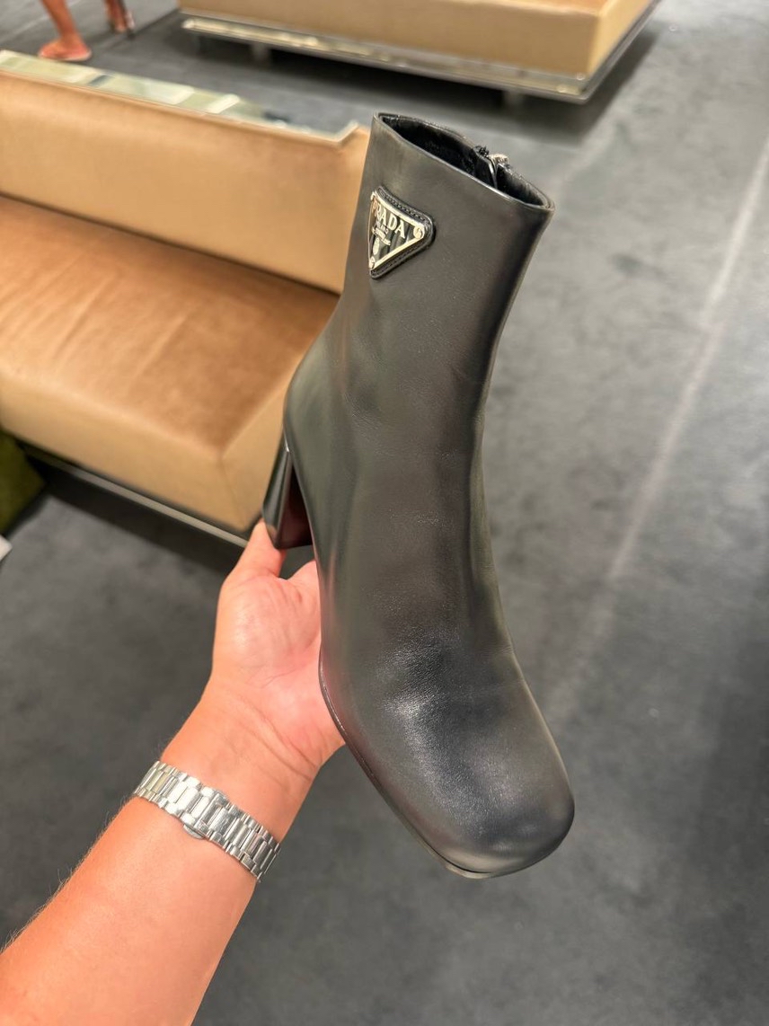 PRADA Boots side view - Women's luxury Shoes