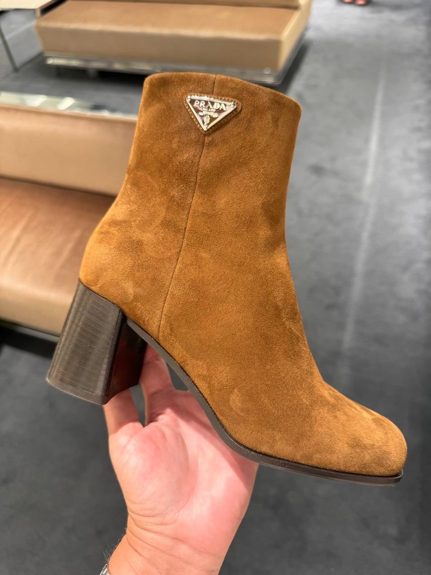 PRADA Boots front view - Women's luxury Shoes
