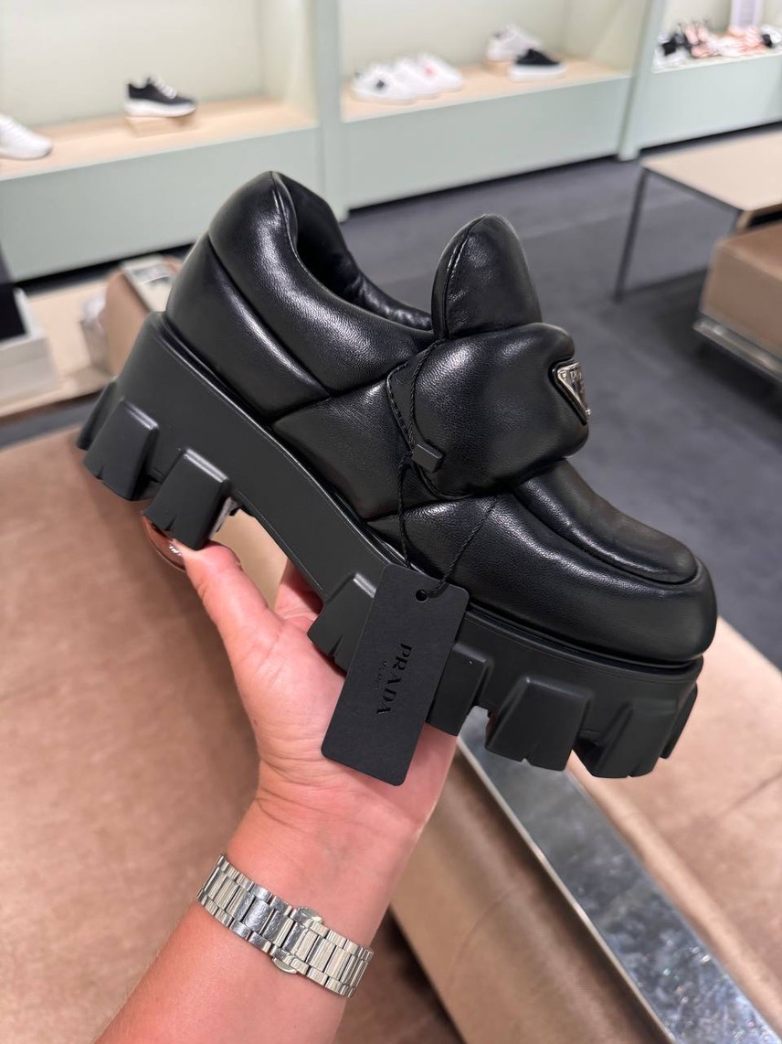 PRADA Loafers front view - Women's luxury Shoes