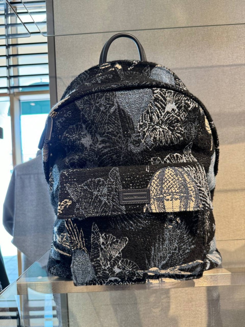 EMPORIO ARMANI Backpack front view - Men's luxury Bags