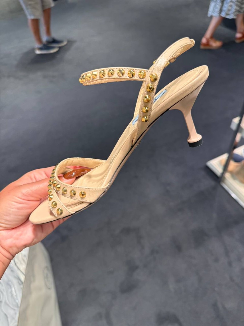 PRADA Sandals side view - Women's luxury Shoes