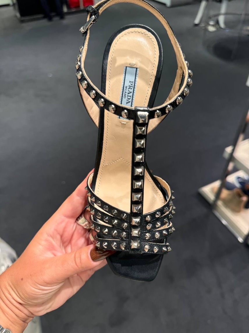 PRADA Sandals side view - Women's luxury Shoes