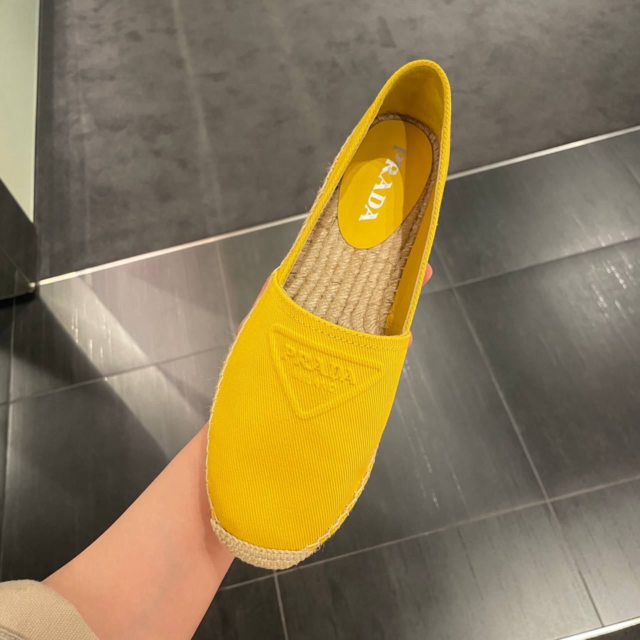 PRADA Espadrilles side view - Women's luxury Shoes