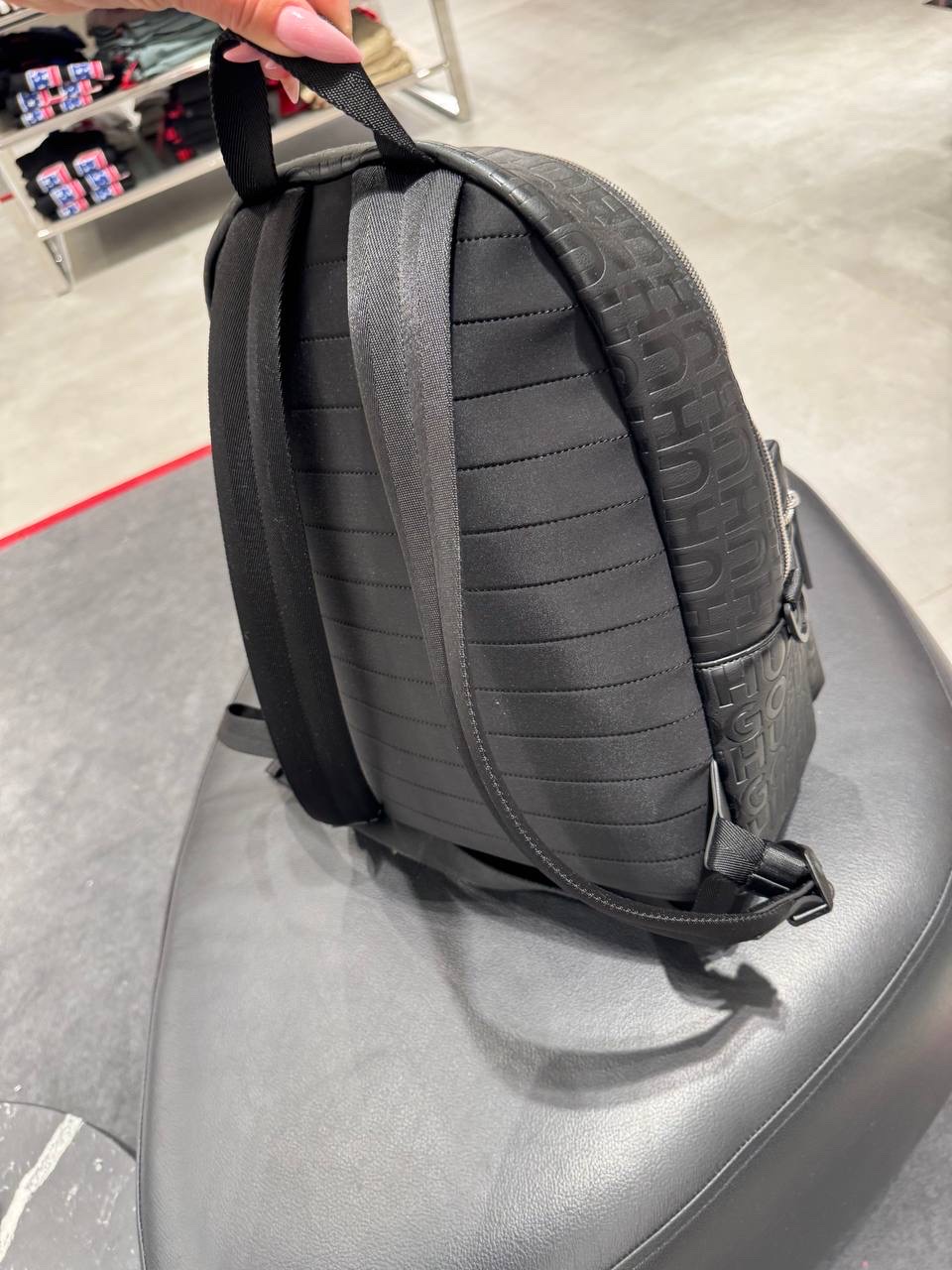 HUGO BOSS Backpack side view - Men's luxury Bags