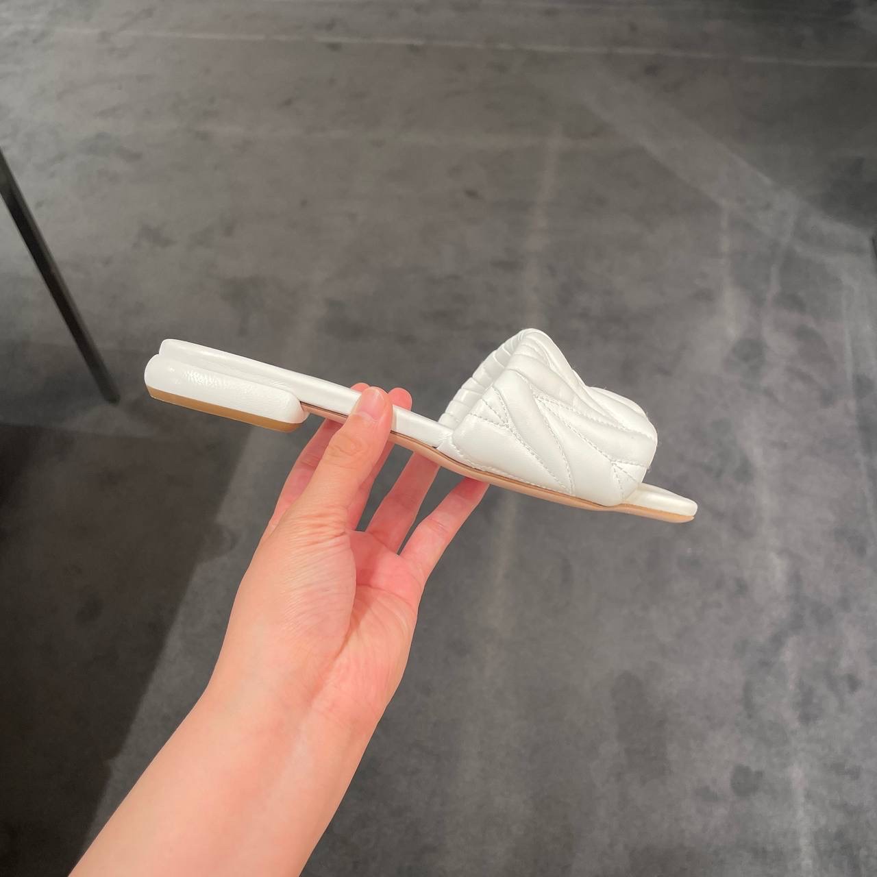 MIU MIU Slides side view - Women's luxury Shoes