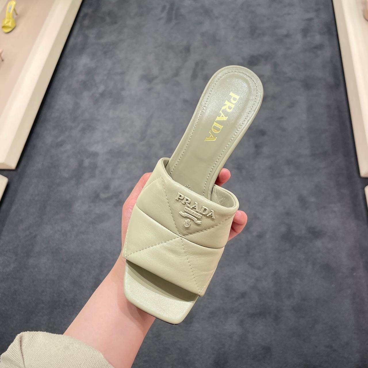 PRADA Sandals side view - Women's luxury Shoes