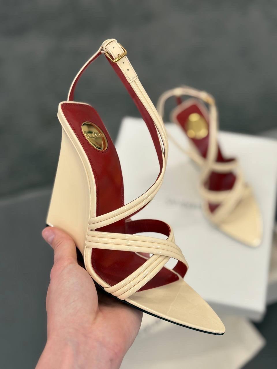YVES SAINT LAURENT Sandals side view - Women's luxury Shoes