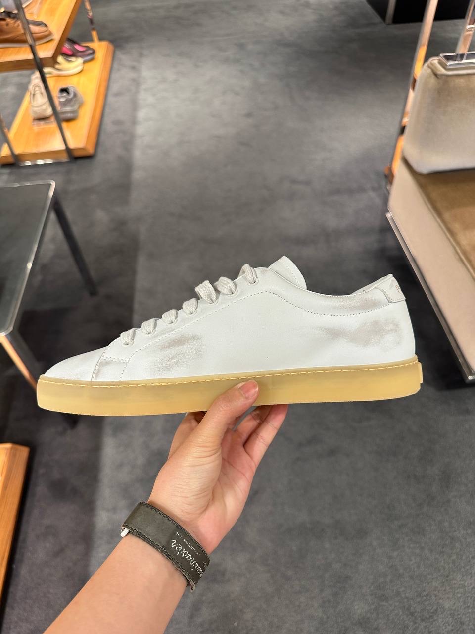 PRADA Sneakers side view - Women's luxury Shoes