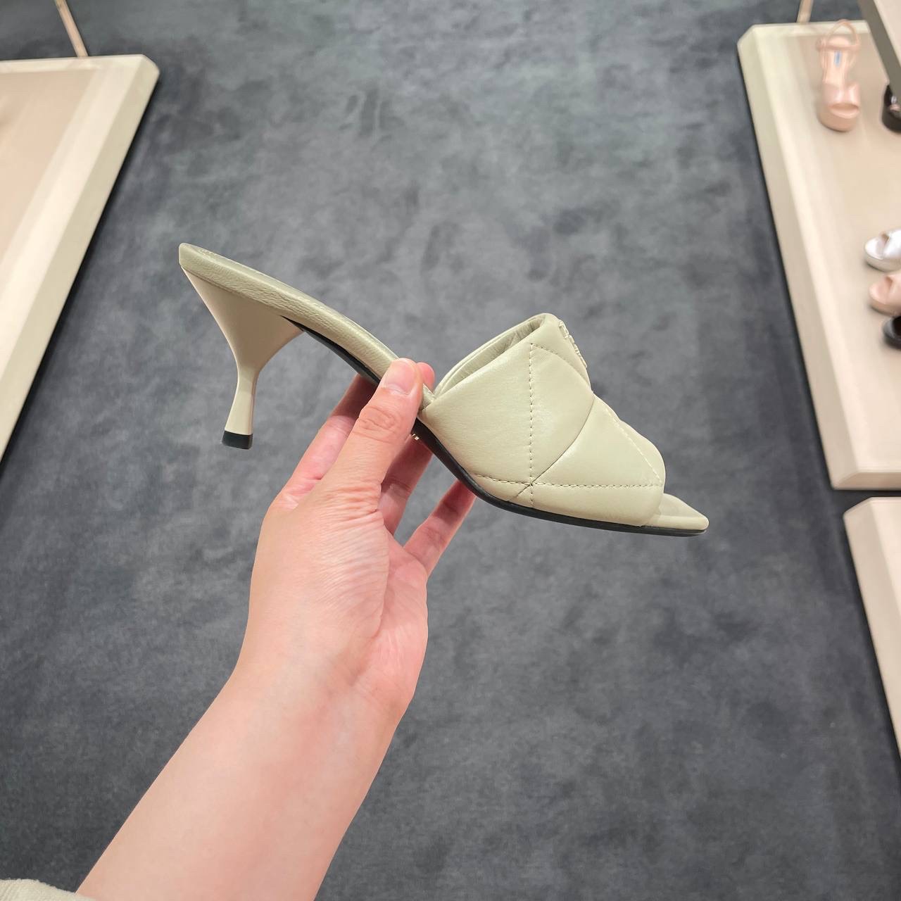 PRADA Sandals side view - Women's luxury Shoes