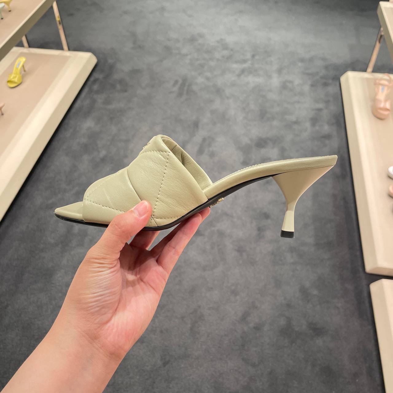 PRADA Sandals side view - Women's luxury Shoes