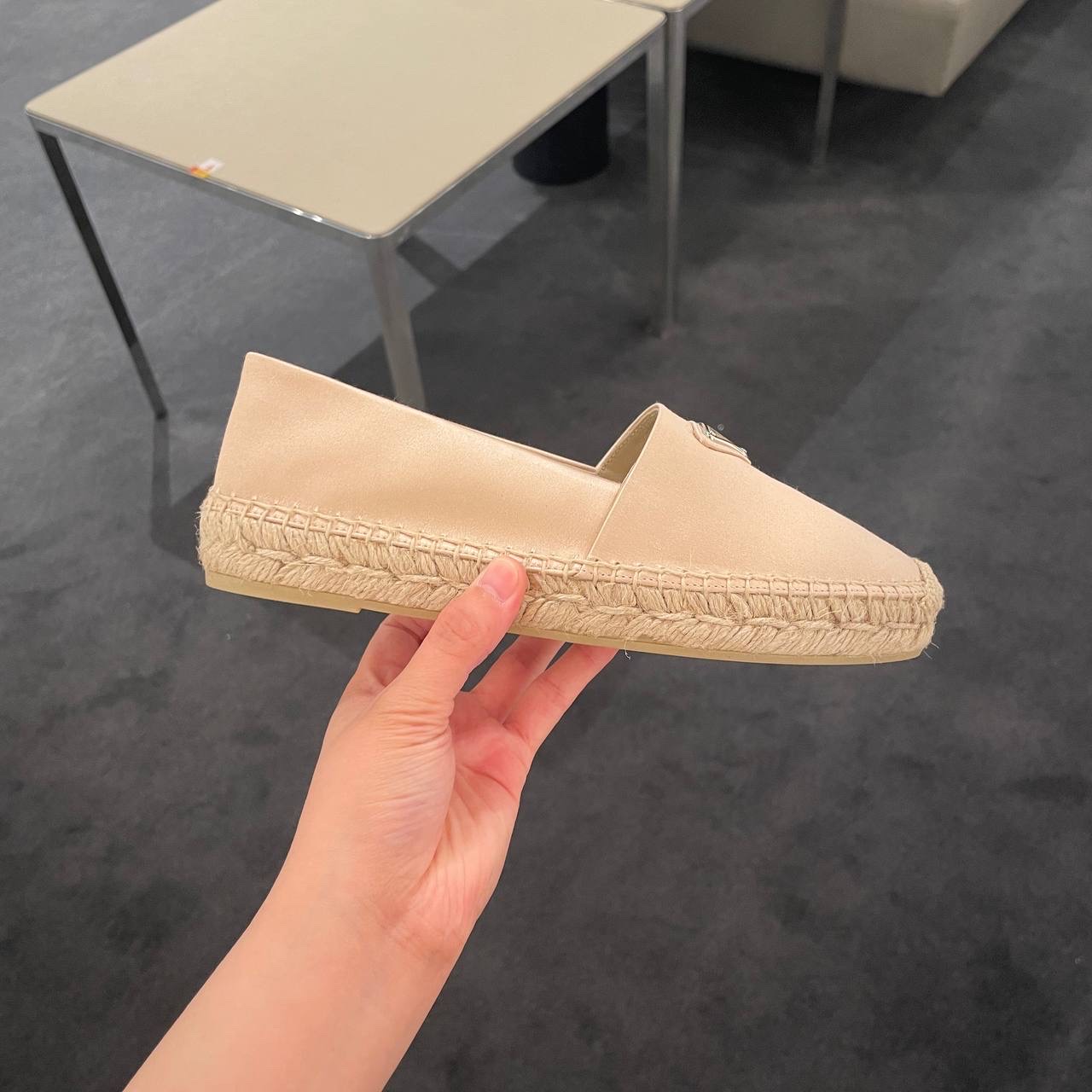PRADA Espadrilles side view - Women's luxury Shoes