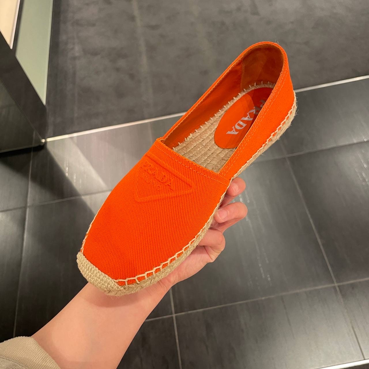 PRADA Espadrilles front view - Women's luxury Shoes
