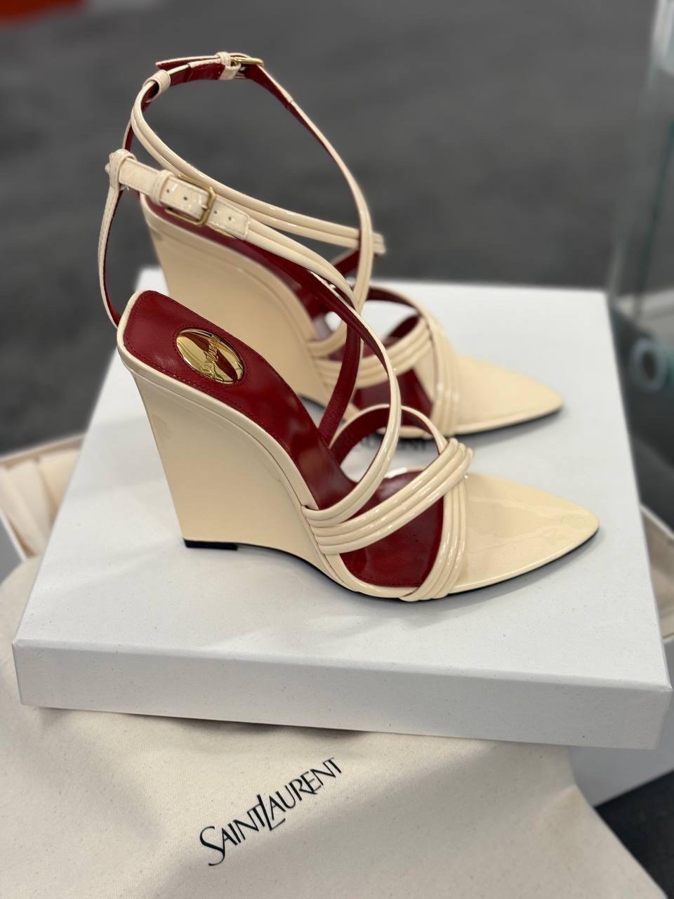 YVES SAINT LAURENT Sandals side view - Women's luxury Shoes