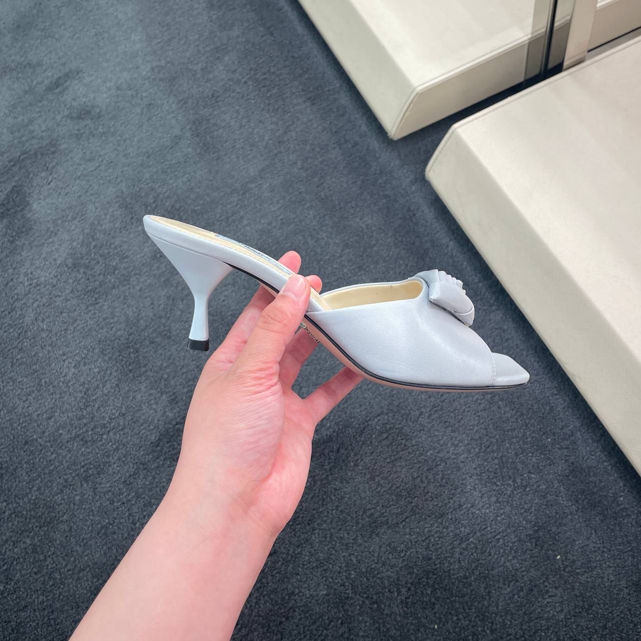 PRADA Sandals side view - Women's luxury Shoes