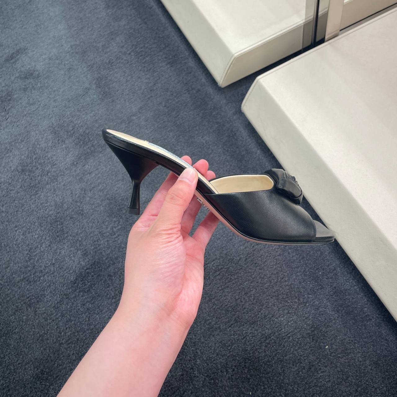 PRADA Sandals side view - Women's luxury Shoes