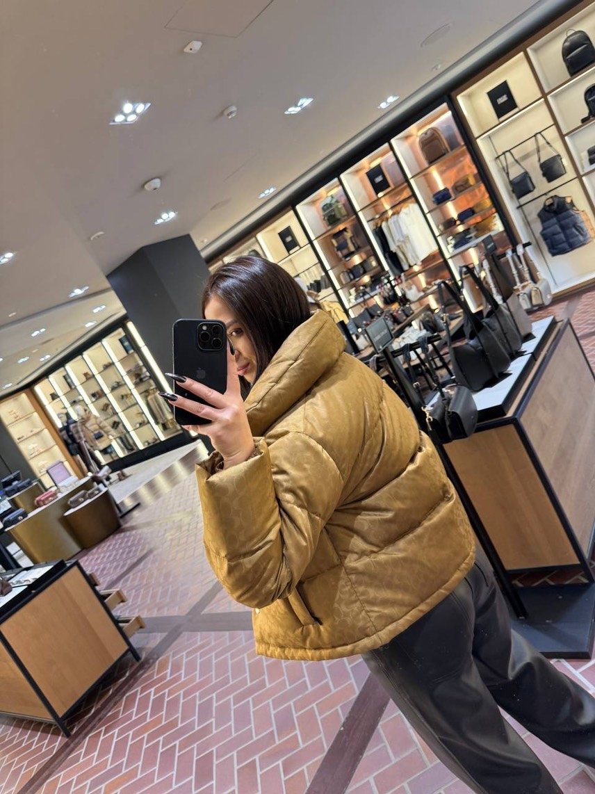 COACH Down jacket side view - Women's luxury Clothes