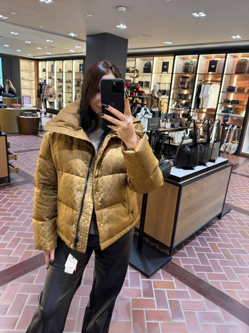 COACH Down jacket front view - Women's luxury Clothes