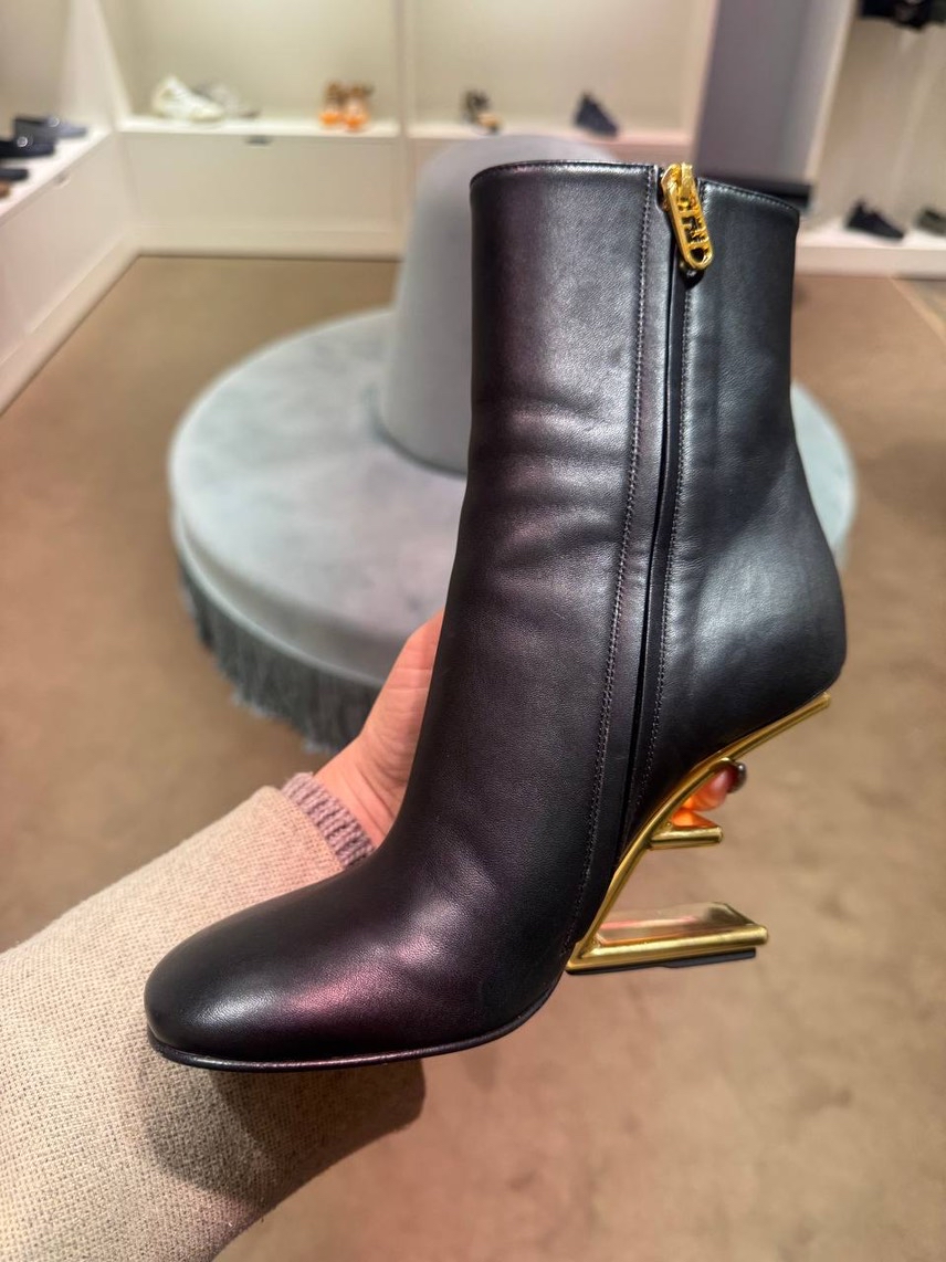 FENDI Boots side view - Women's luxury Shoes