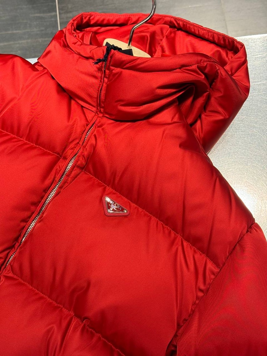PRADA Down jacket side view - Women's luxury Clothes
